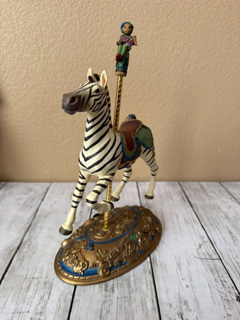 Set of 3 Willitts Carousel Classics Ann Dezendorf Ltd Ed Horse Zebra Eagle Back - Picture 8 of 16